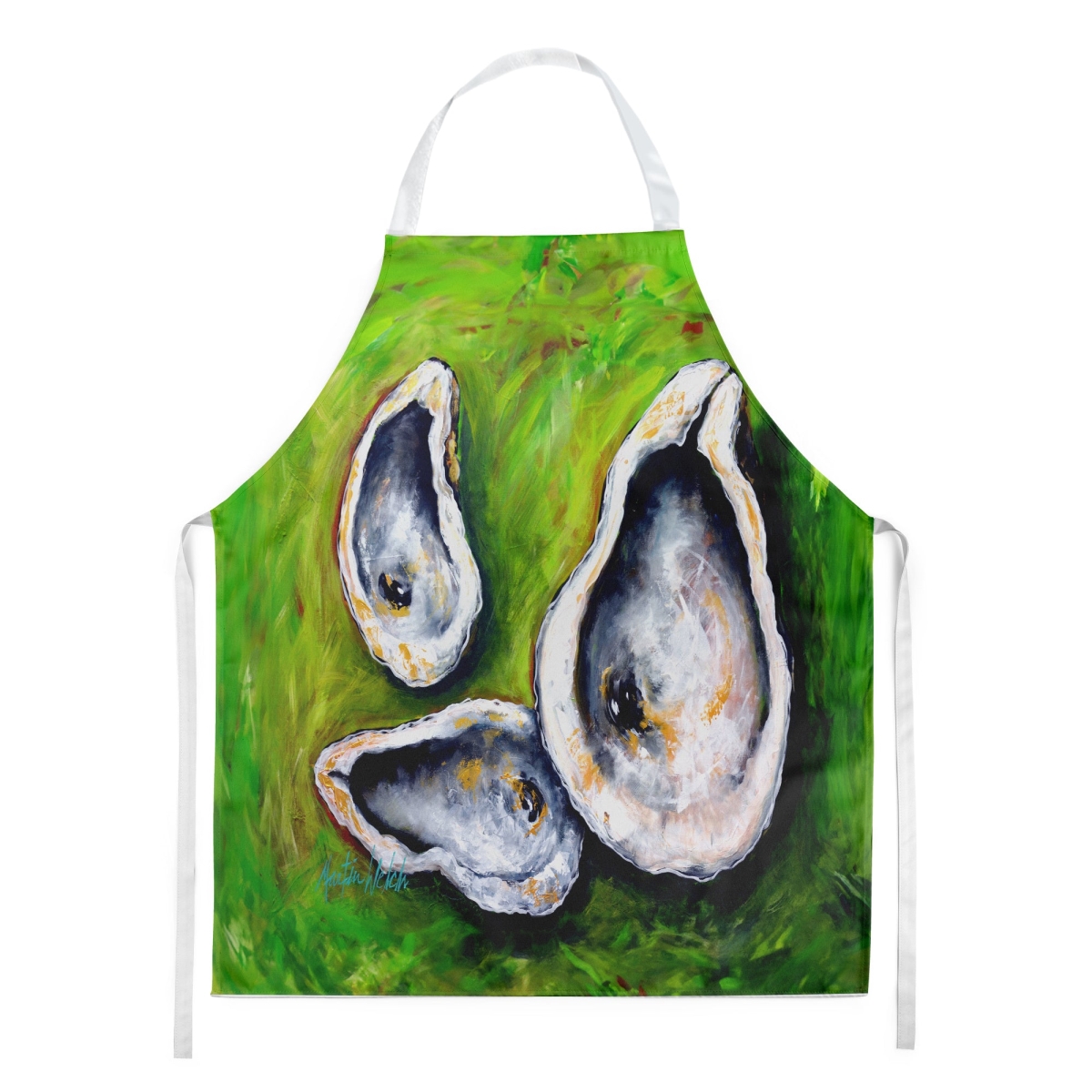 MW2006APRON 30 x 27 in. All Shucked Oysters Apron
