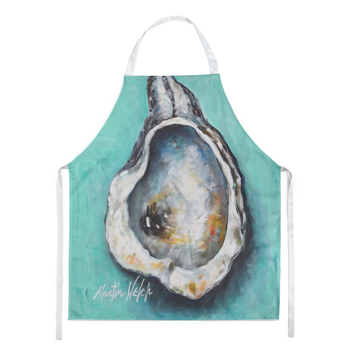 MW2008APRON 30 x 27 in. Aqua Pearl Oyster Apron