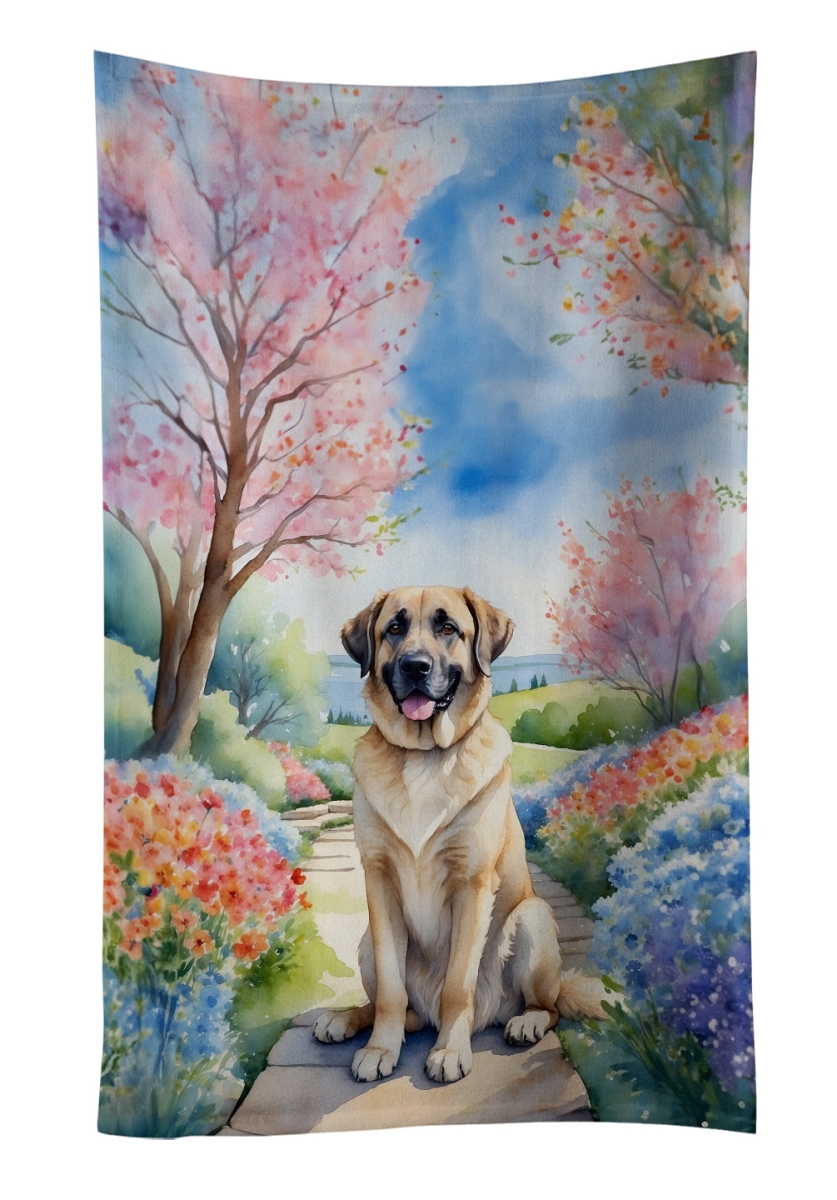 DAC6554KTWL 25 x 15 in. Anatolian Shepherd Spring Garden Kitchen Towel