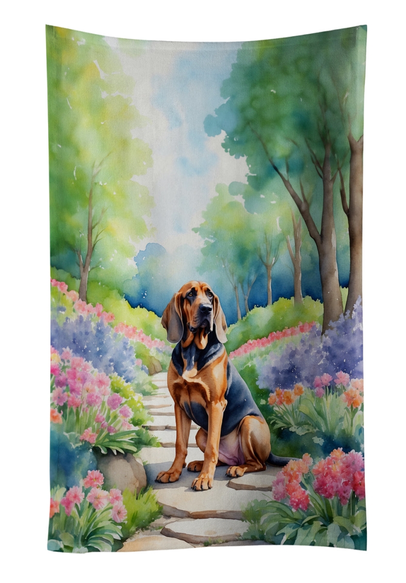 DAC6571KTWL 25 x 15 in. Bloodhound Spring Path Kitchen Towel