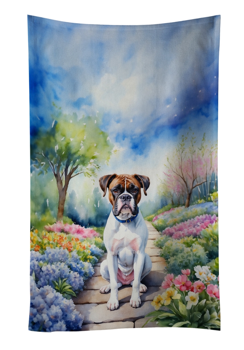 Picture of Carolines Treasures DAC6581KTWL 25 x 15 in. Boxer Spring Path Kitchen Towel