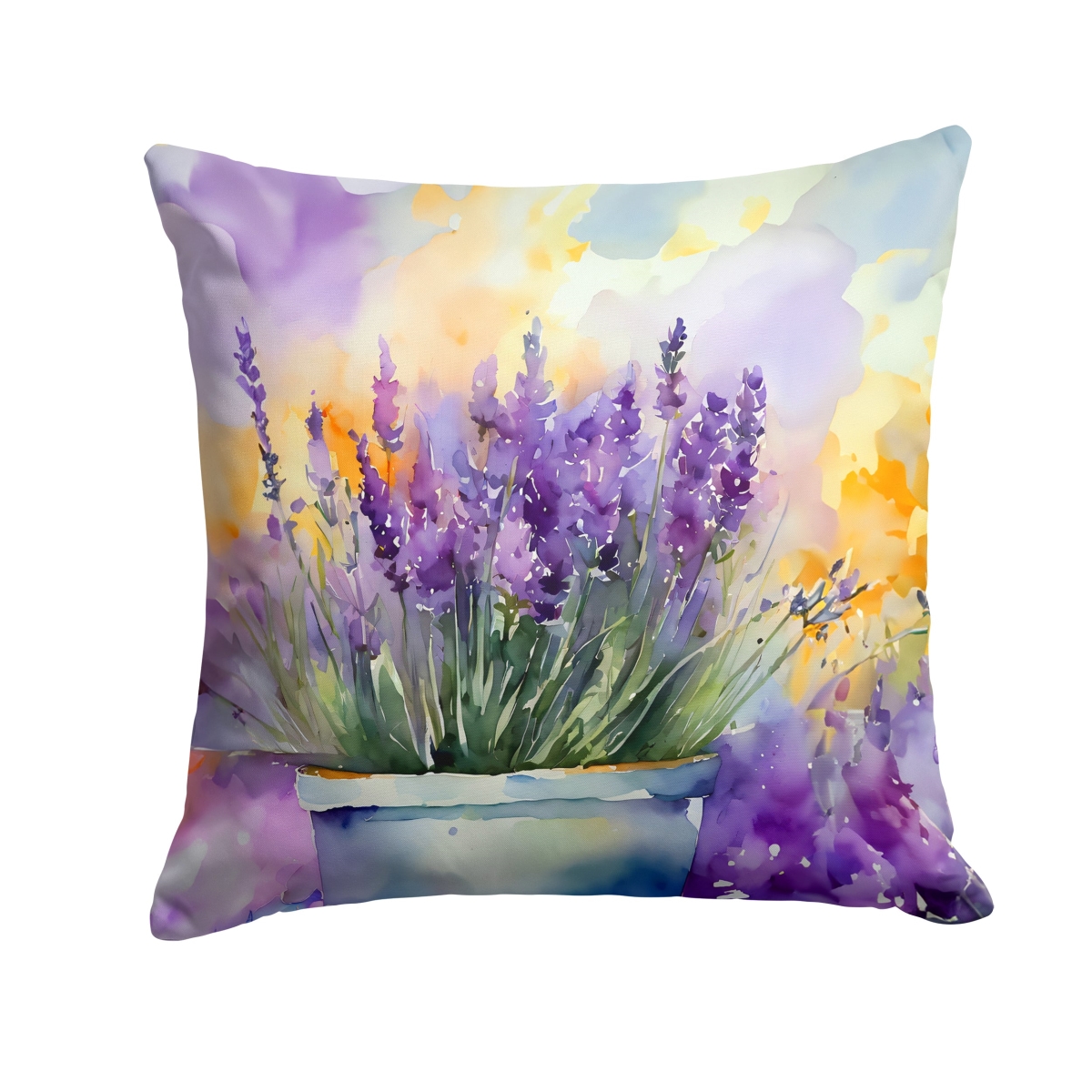 DAC1584PW1414 14 x 14 in. Lavender in Watercolor Throw Pillow