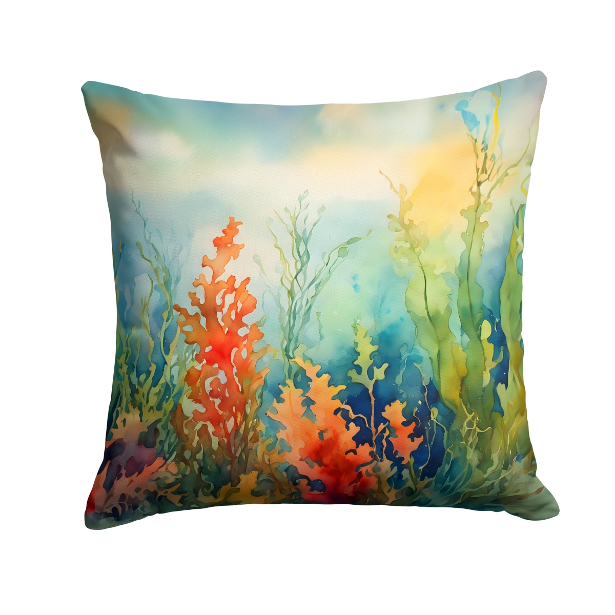 DAC2823PW1818 18 x 18 in. Seaweed Throw Pillow