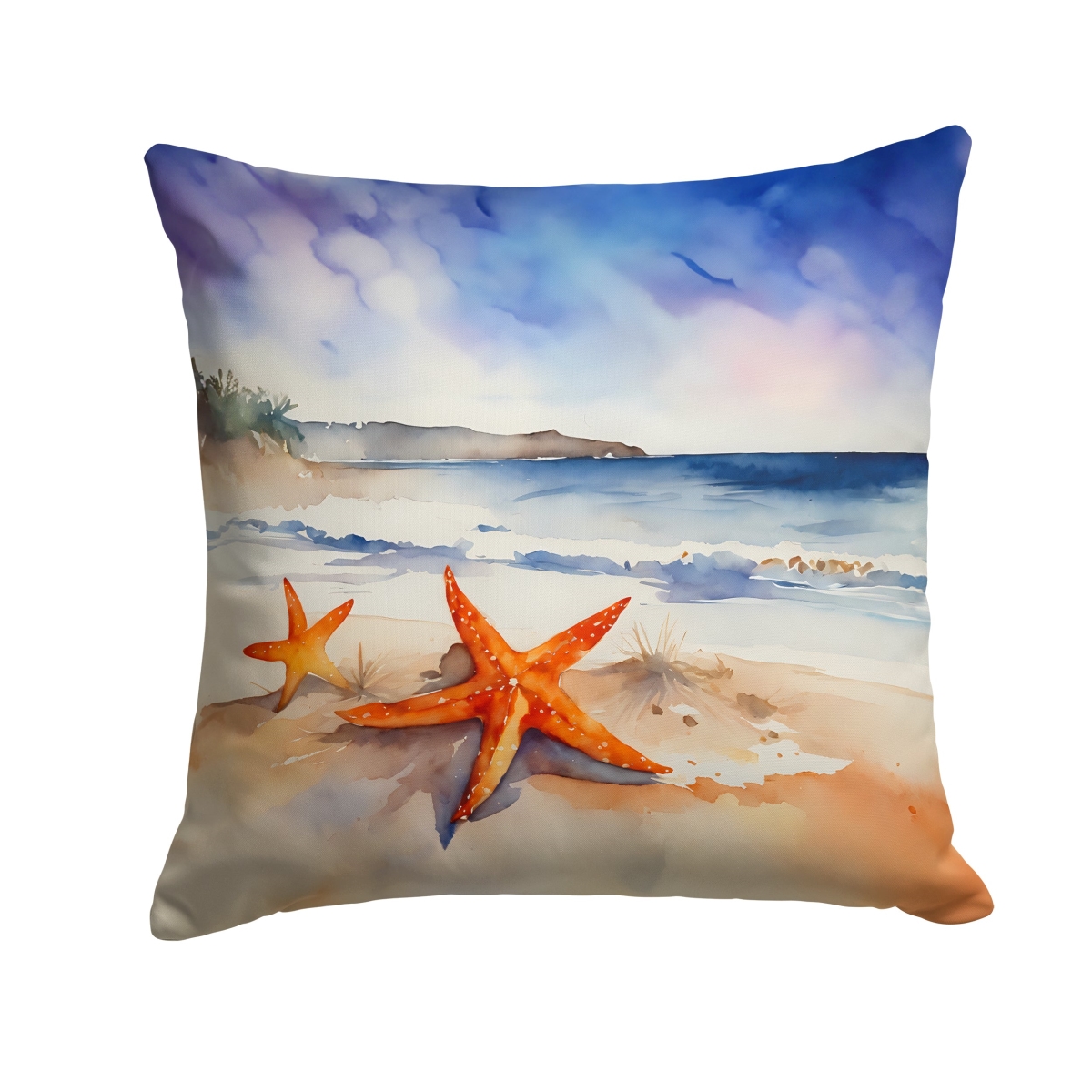 DAC2829PW1818 18 x 18 in. Starfish Throw Pillow