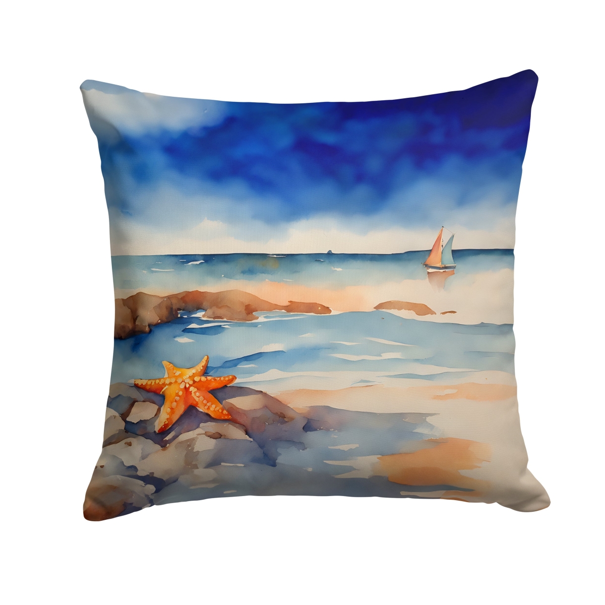 DAC2830PW1818 18 x 18 in. Starfish Throw Pillow