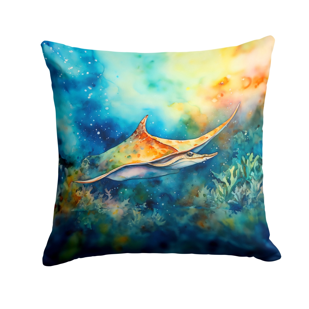 DAC2832PW1818 18 x 18 in. Sting Ray Throw Pillow