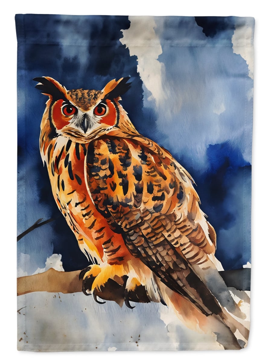 DAC3222GF 15.5 x 11.25 in. Eurasian Eagle Owl Garden Flag