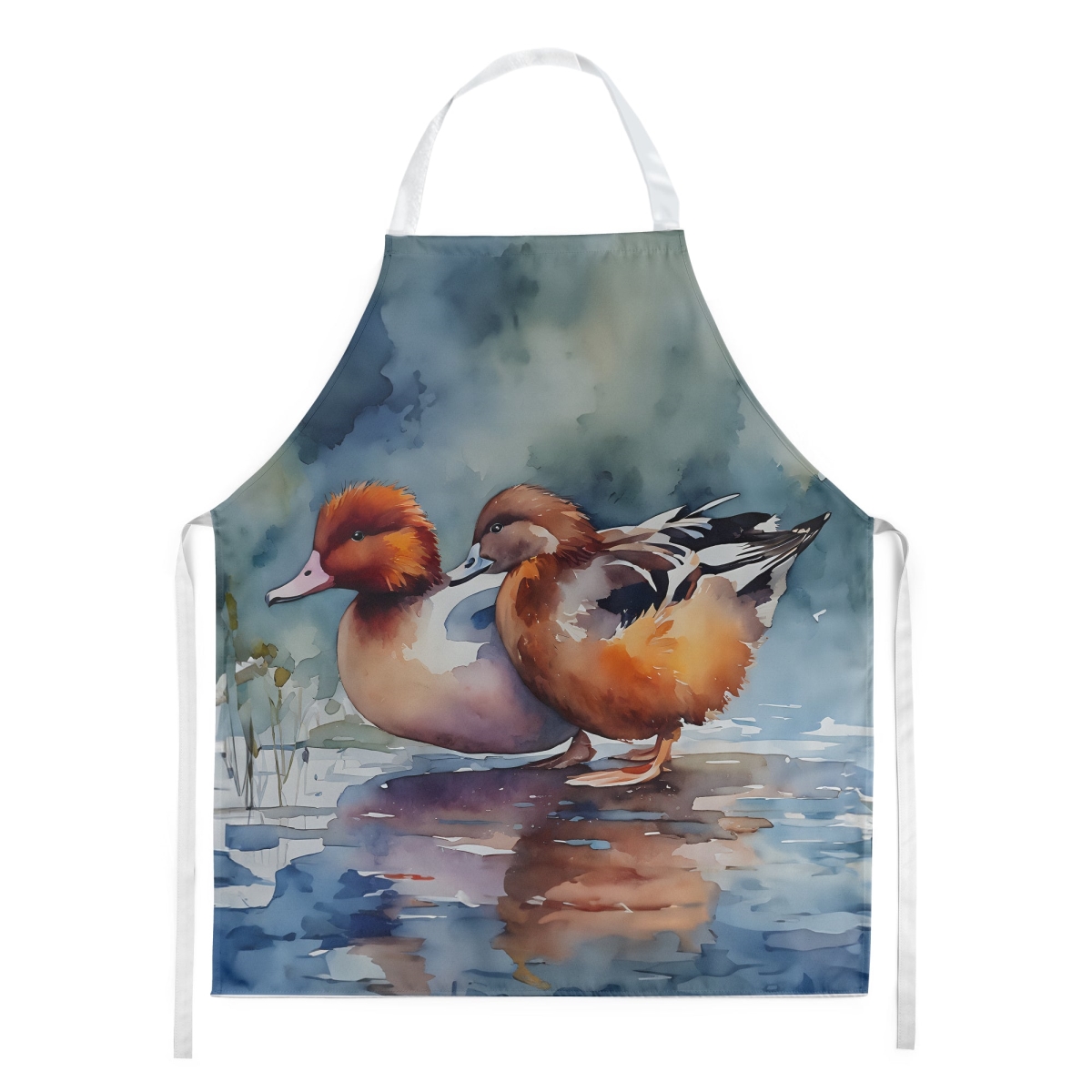 Picture of Carolines Treasures DAC3264APRON 30 x 27 in. Redhead Duck Apron