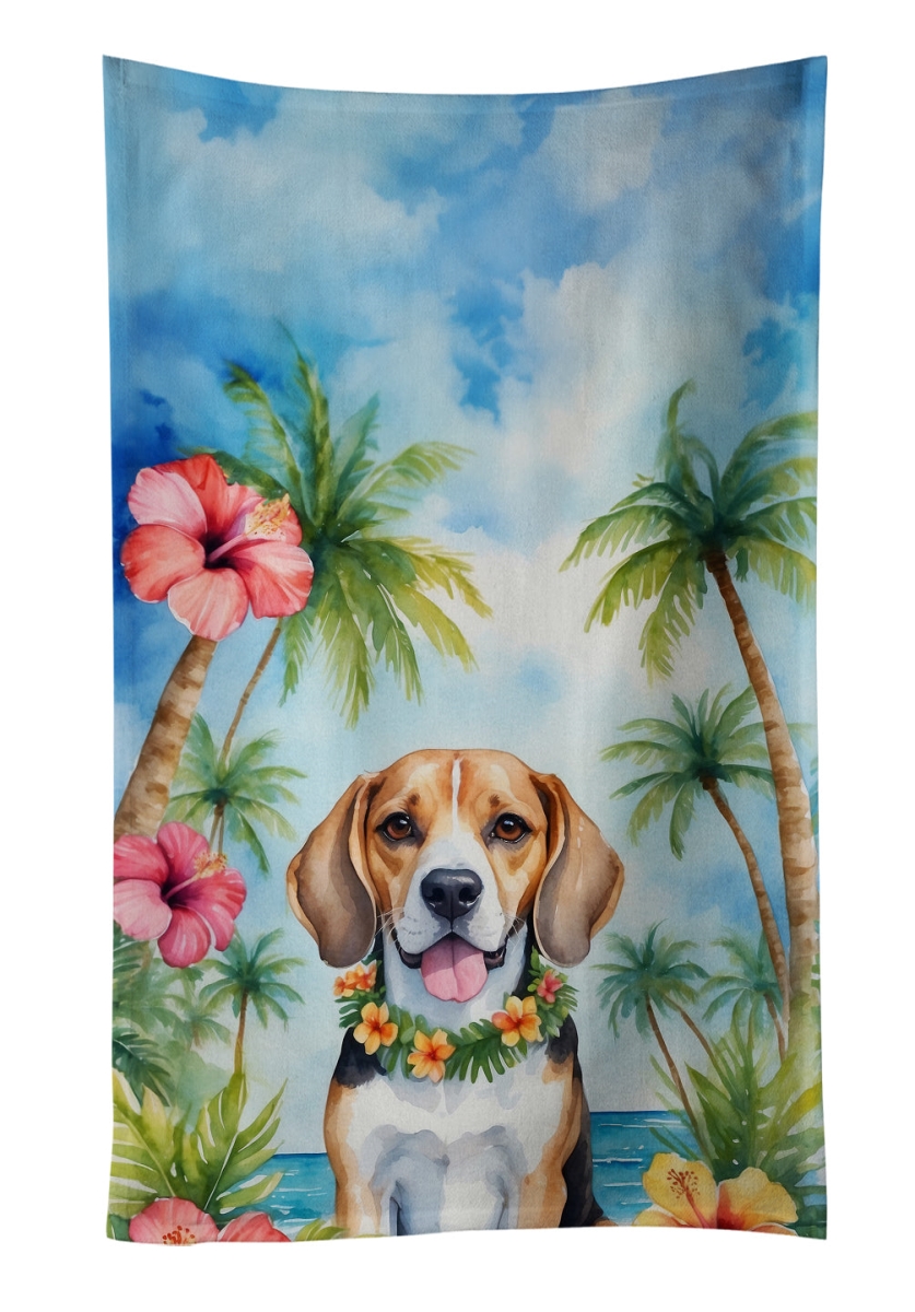 DAC6362KTWL 25 x 15 in. Beagle Luau Kitchen Towel