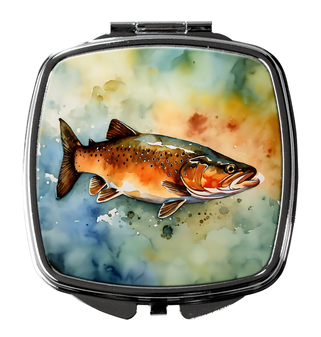 DAC2779SCM 3 x 2.75 in. Brown Trout Compact Mirror