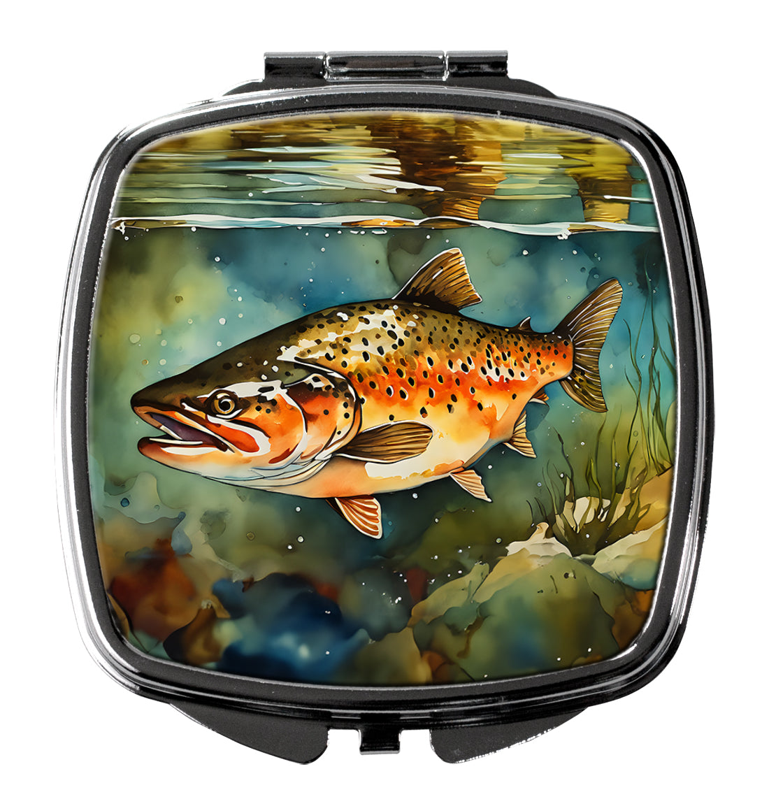 DAC2780SCM 3 x 2.75 in. Brown Trout Compact Mirror