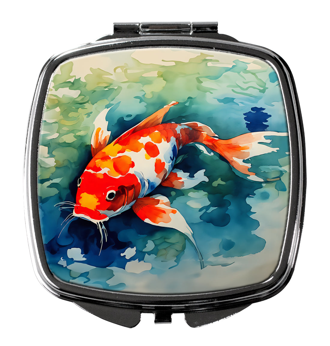 DAC2794SCM 3 x 2.75 in. Koi Fish Compact Mirror