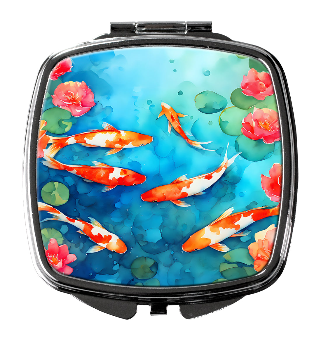 DAC2795SCM 3 x 2.75 in. Koi Fish Compact Mirror