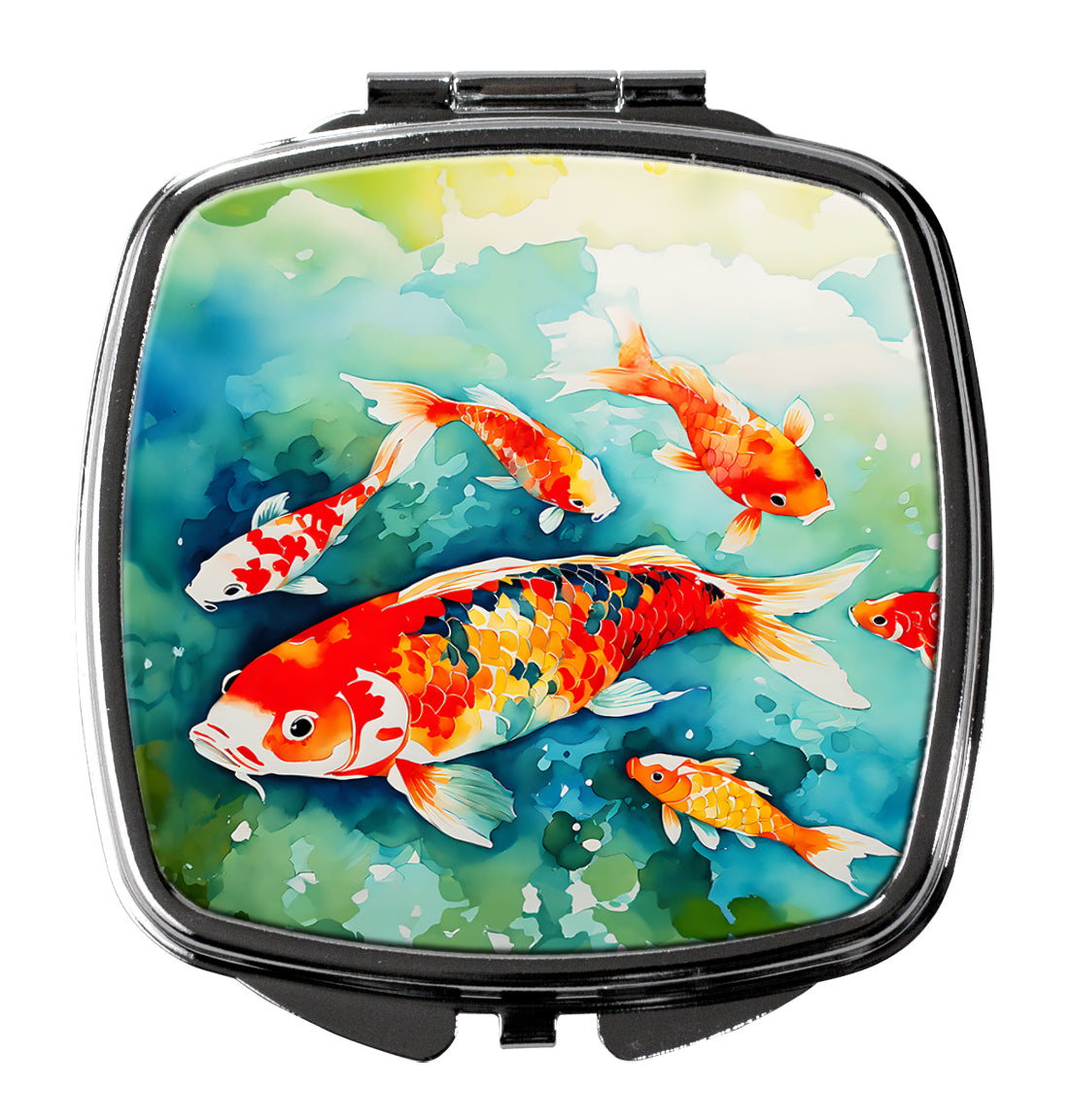 DAC2796SCM 3 x 2.75 in. Koi Fish Compact Mirror