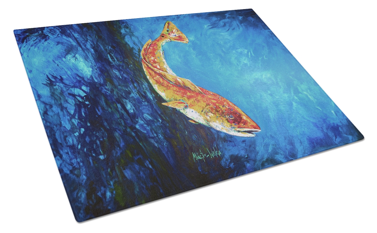 MW2085LCB 15 x 12 in. Katy Red Red Fish Glass Cutting Board