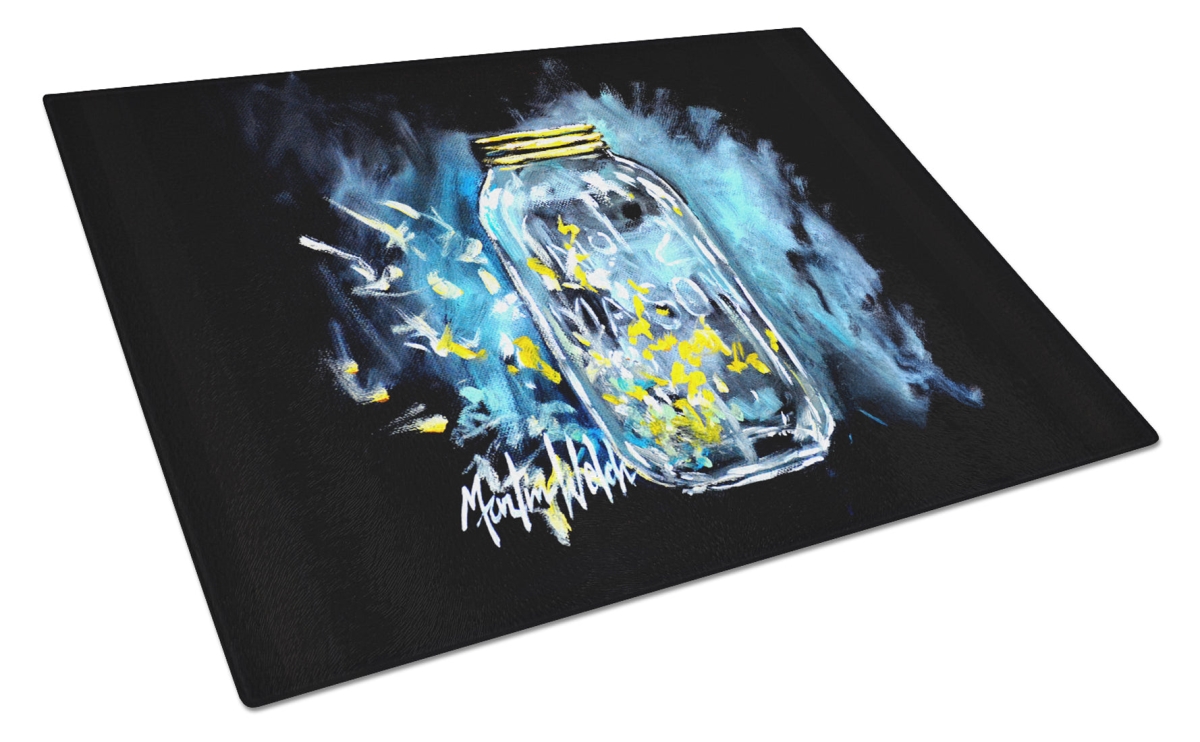 MW2087LCB 15 x 12 in. Lightning Bugs Glass Cutting Board