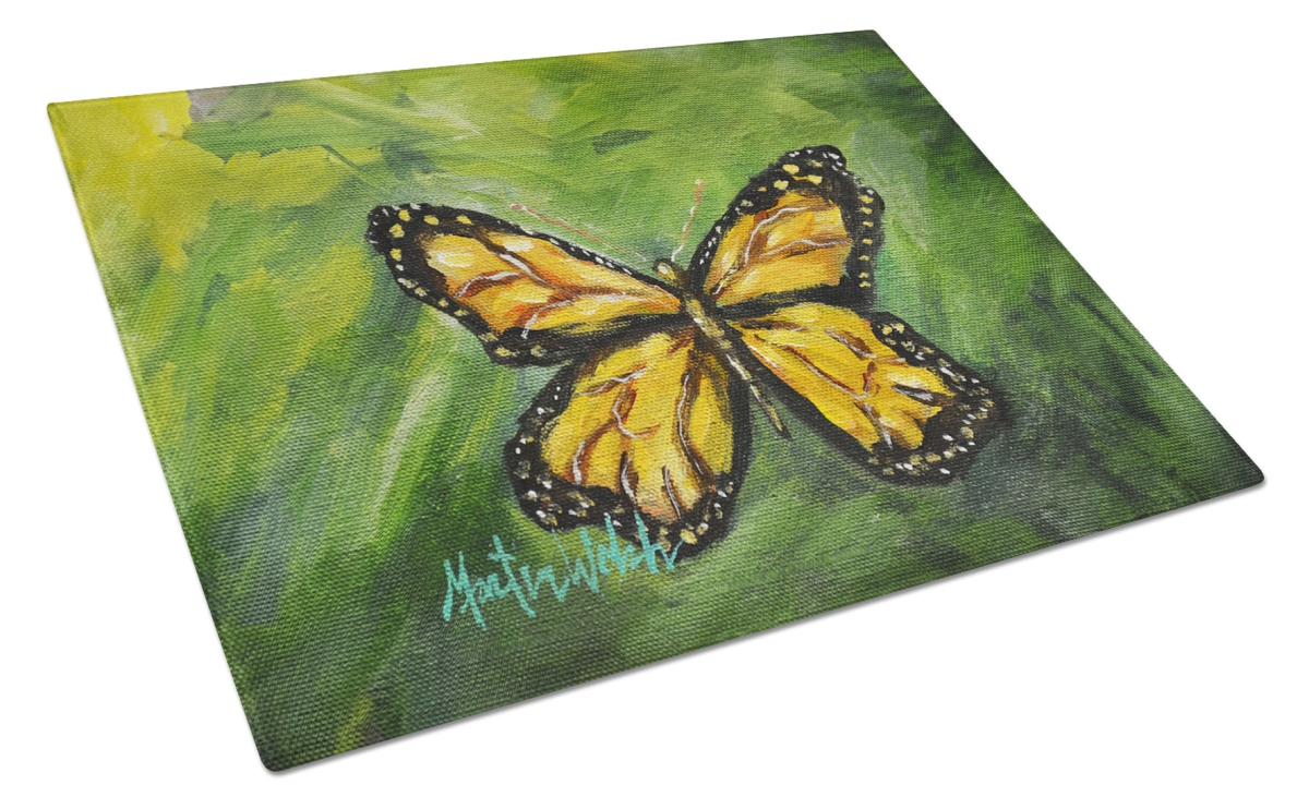 MW2095LCB 15 x 12 in. Monarch Glover Fly Butterfly Glass Cutting Board