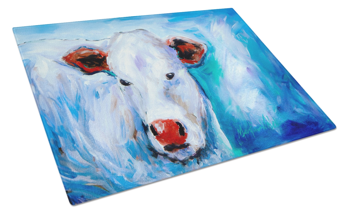 MW2098LCB 15 x 12 in. Move Over Cow Glass Cutting Board