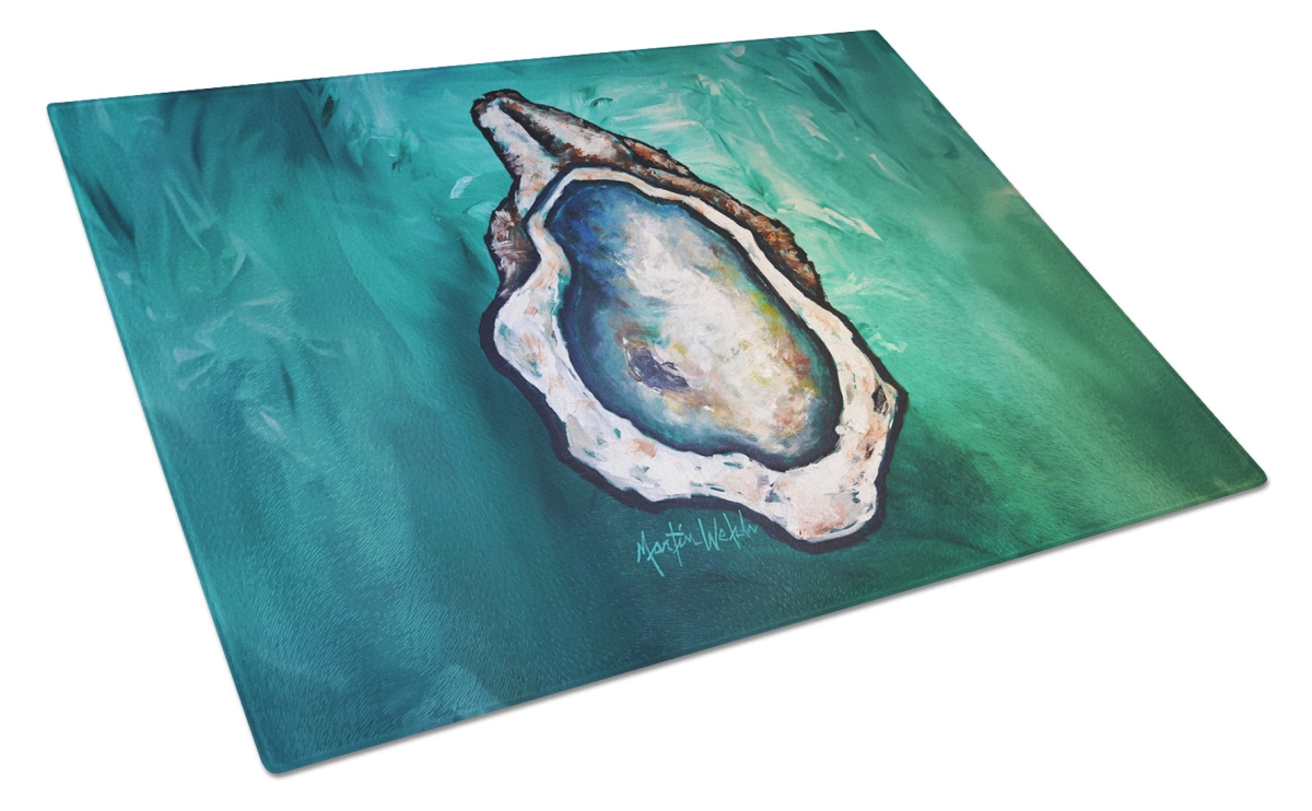 MW2106LCB 15 x 12 in. One Shell Oyster Glass Cutting Board