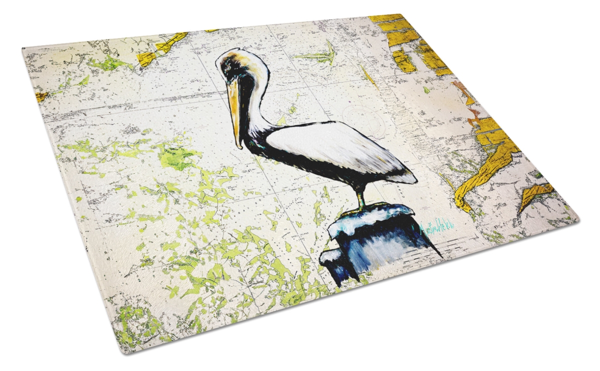 MW2111LCB 15 x 12 in. Pelican on Map Glass Cutting Board