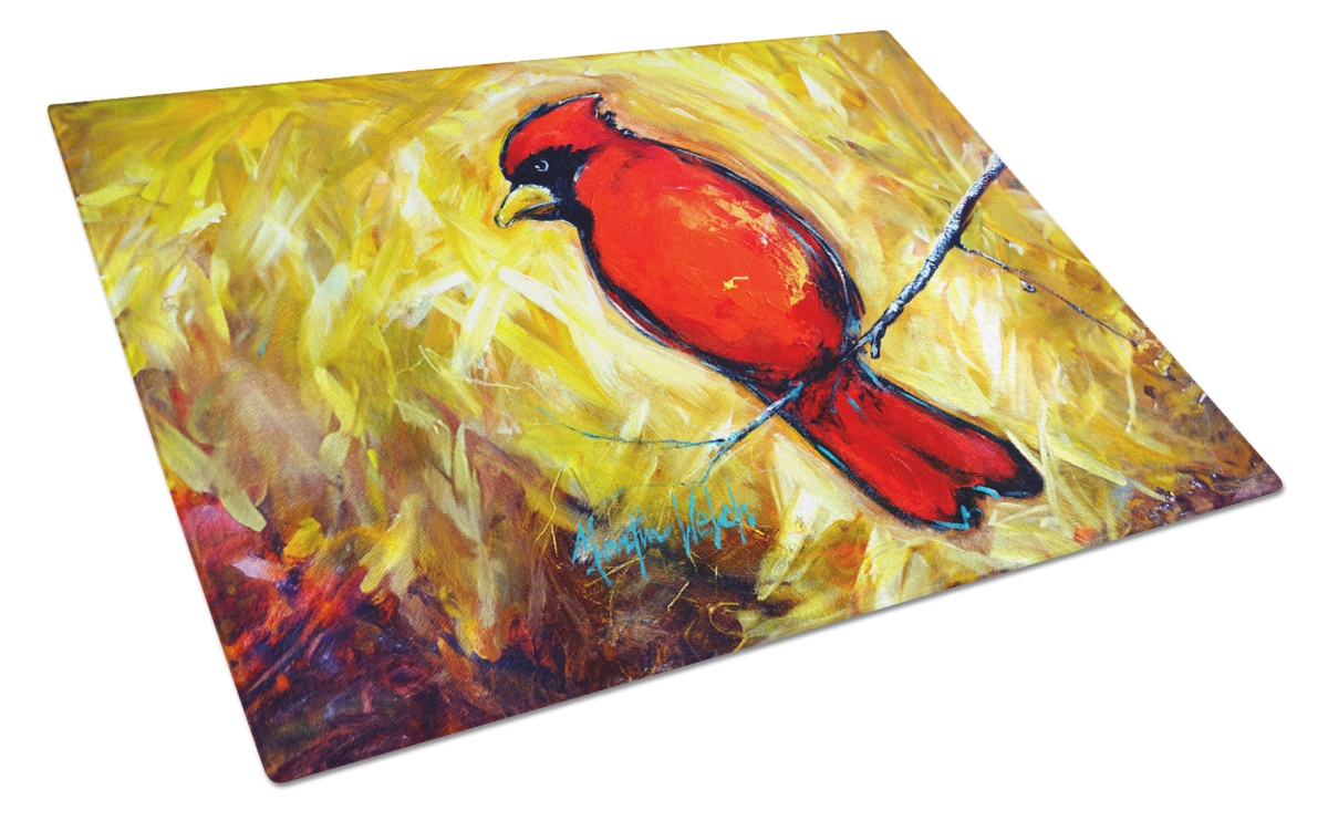 MW2124LCB 15 x 12 in. Sha Red Baba Bird Glass Cutting Board
