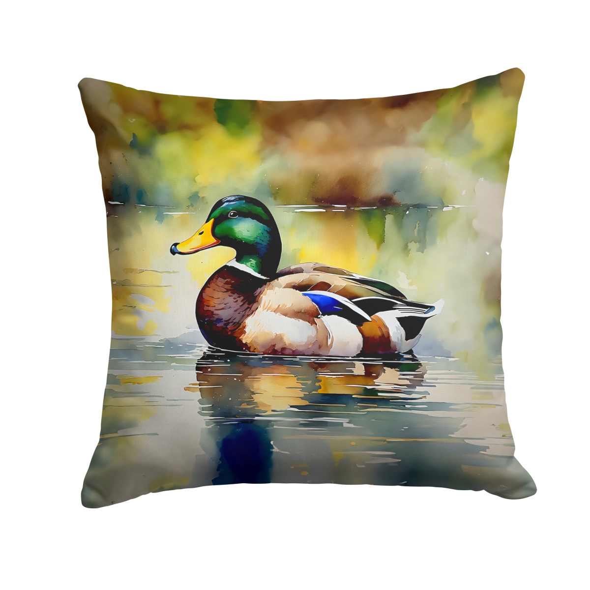 DAC3239PW1414 14 x 14 in. Mallard Throw Pillow