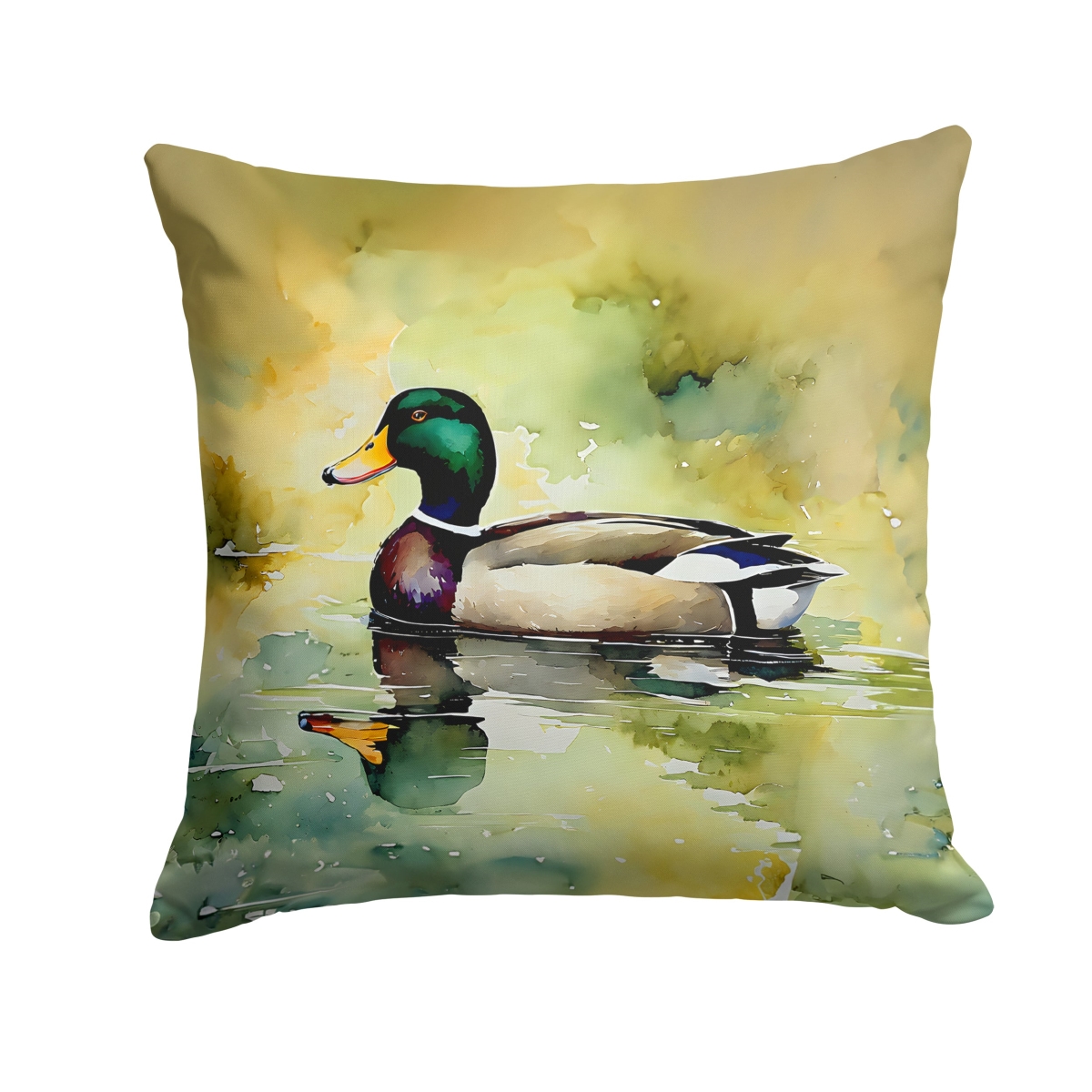 DAC3241PW1414 14 x 14 in. Mallard Throw Pillow