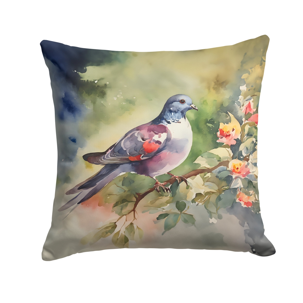 DAC3261PW1414 14 x 14 in. Pigeon Throw Pillow