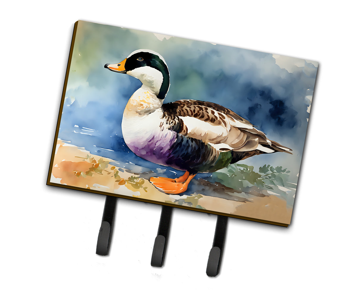 DAC3204TH68 9 x 6 in. Common Eider Duck Leash or Key Holder