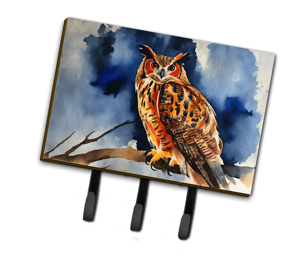DAC3222TH68 9 x 6 in. Eurasian Eagle Owl Leash or Key Holder