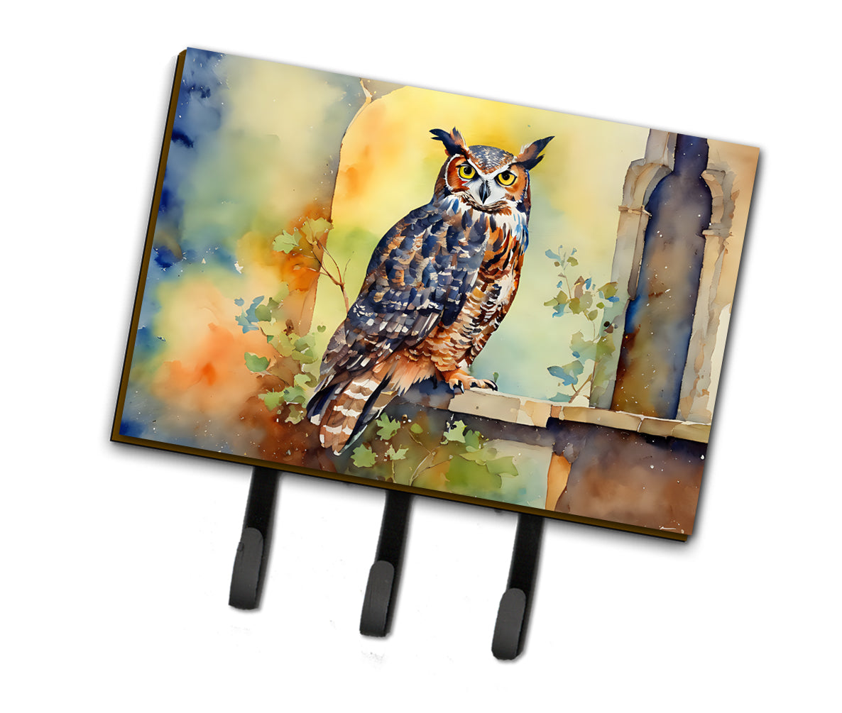 DAC3226TH68 9 x 6 in. Great Horned Owl Leash or Key Holder