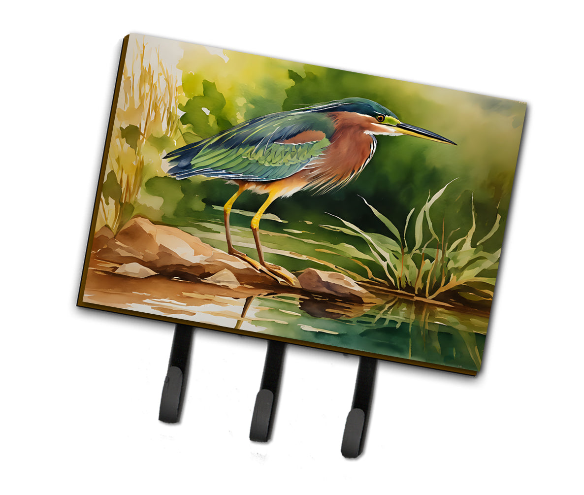 DAC3229TH68 9 x 6 in. Green Heron Leash or Key Holder