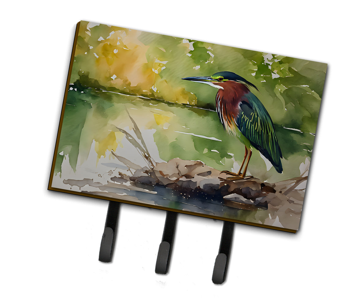 DAC3230TH68 9 x 6 in. Green Heron Leash or Key Holder