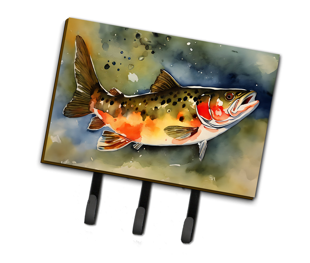DAC2776TH68 9 x 6 in. Brook Trout Leash or Key Holder