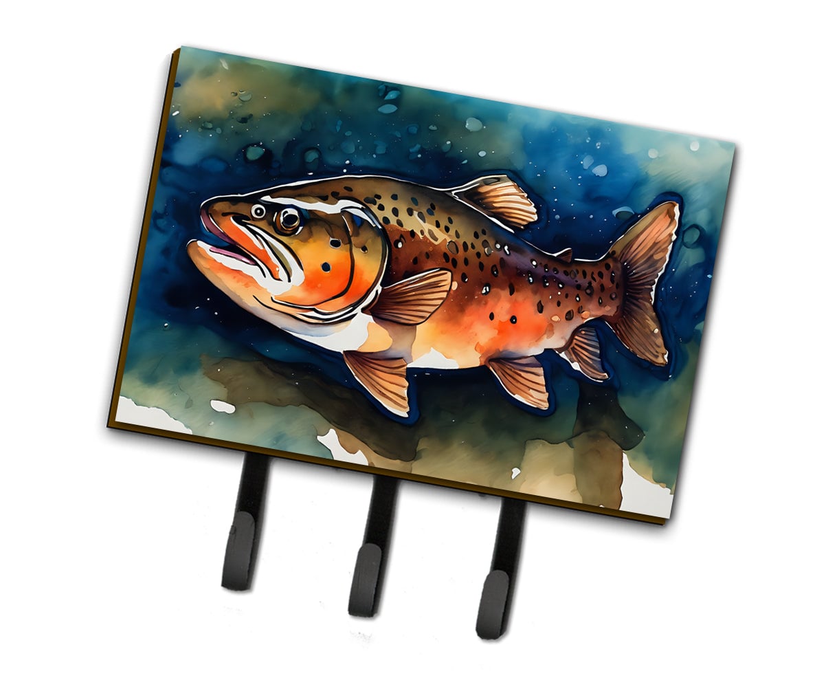 DAC2777TH68 9 x 6 in. Brown Trout Leash or Key Holder
