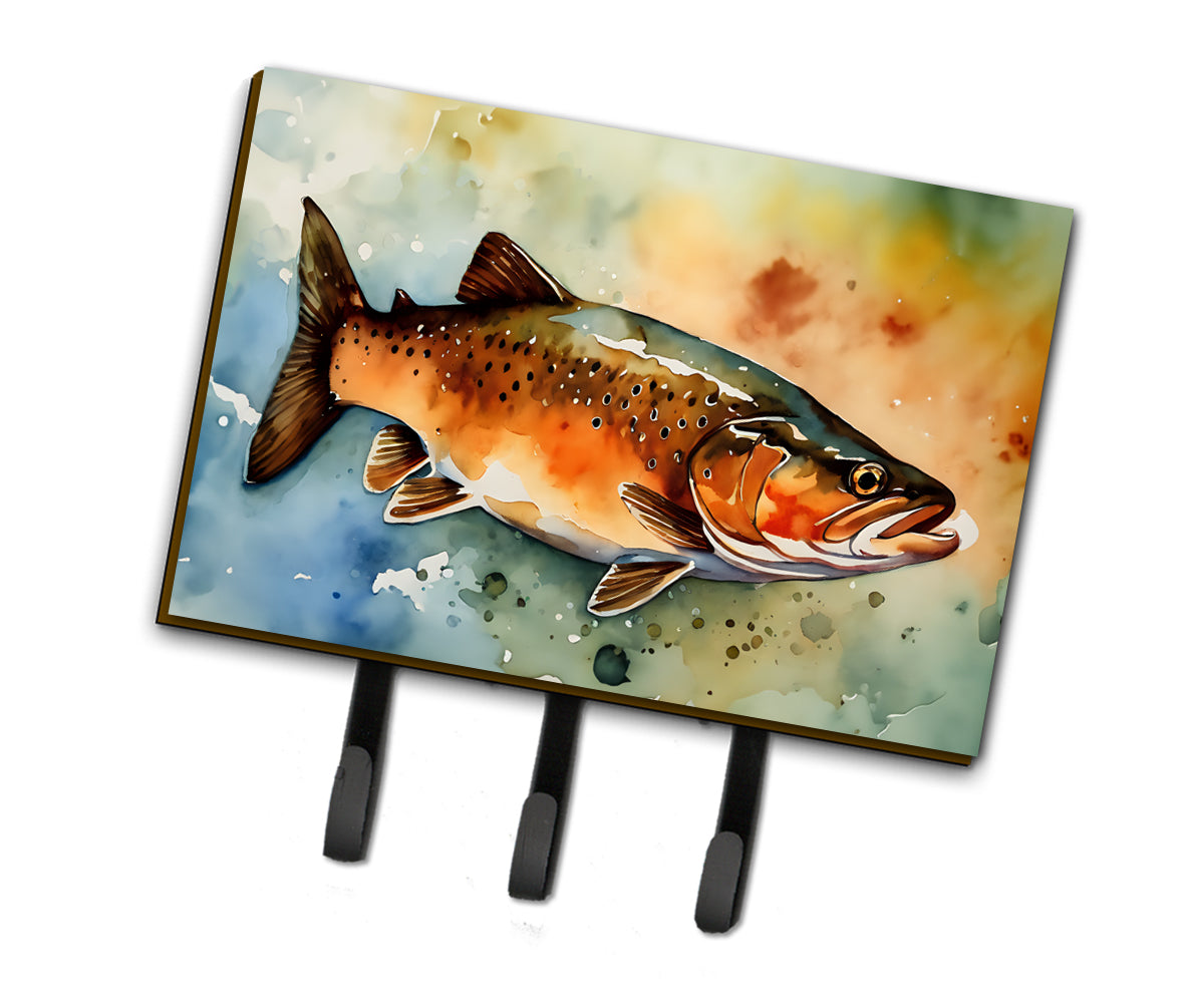 DAC2779TH68 9 x 6 in. Brown Trout Leash or Key Holder