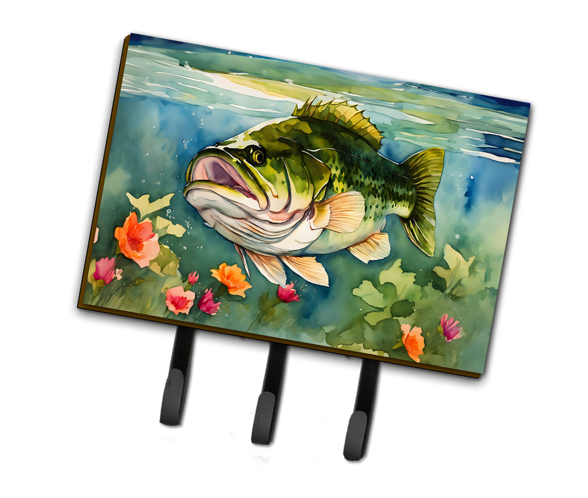 DAC2802TH68 9 x 6 in. Largemouth Bass Leash or Key Holder