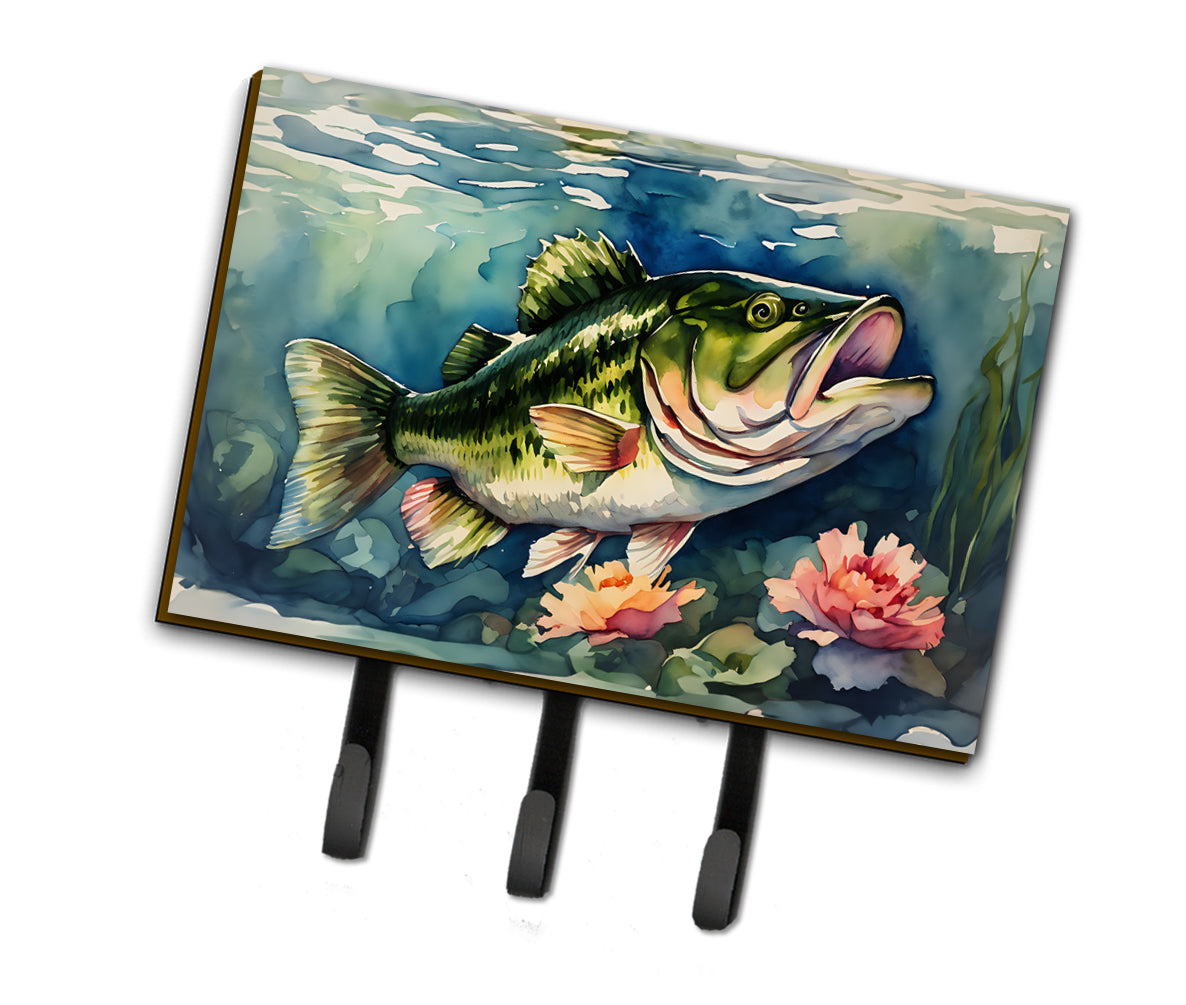 DAC2803TH68 9 x 6 in. Largemouth Bass Leash or Key Holder