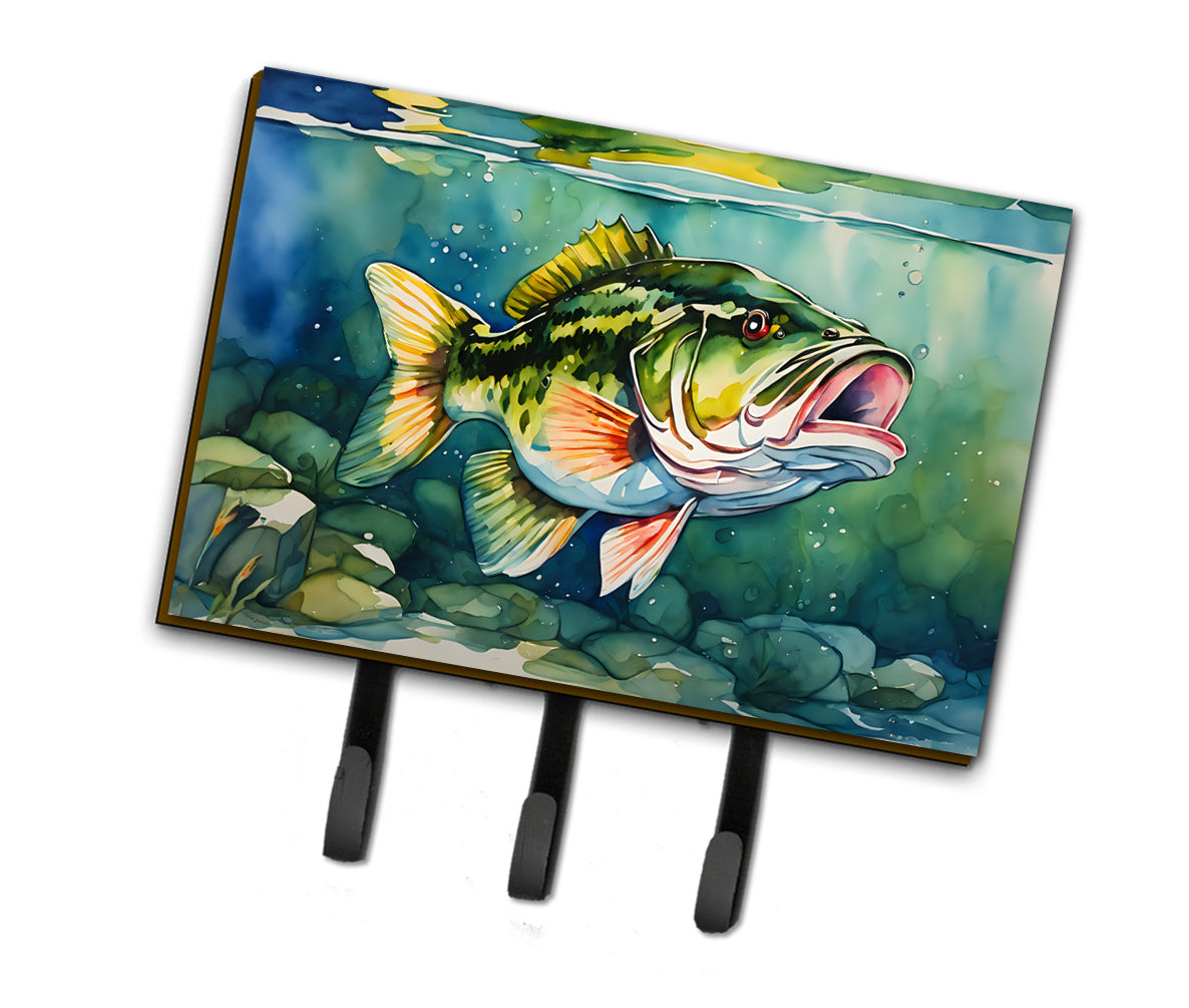 DAC2804TH68 9 x 6 in. Largemouth Bass Leash or Key Holder