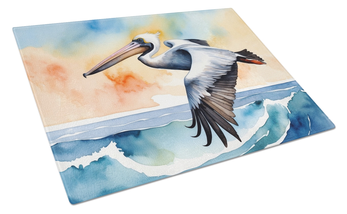 DAC7513LCB 15 x 12 in. Pelican Soaring Glass Cutting Board