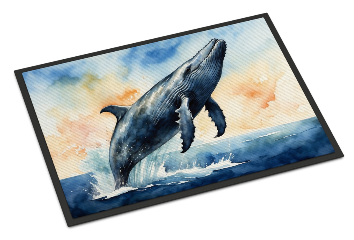 DAC7670JMAT 24 x 36 in. Humpback Whale Breaching Doormat