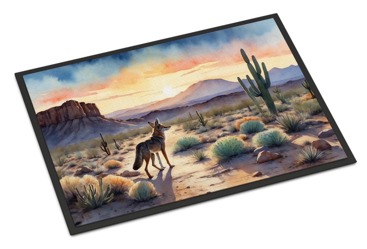 DAC7683JMAT 24 x 36 in. Desert Sunset Coyote Doormat
