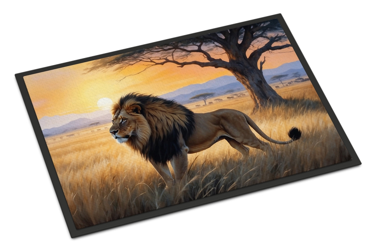 DAC7695JMAT 24 x 36 in. Lions At Dawn Doormat
