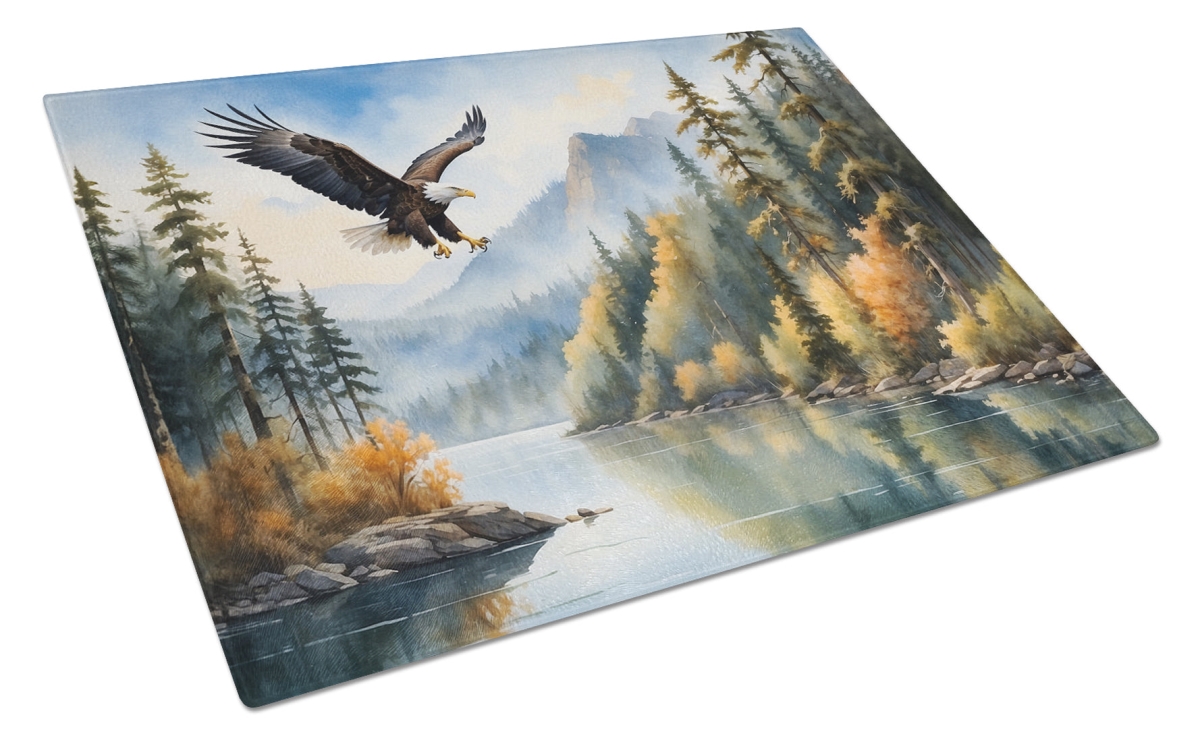 15 x 12 in. Eagle in Flight Glass Cutting Board