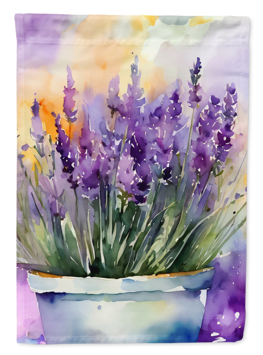 DAC1584GF 15.5 x 11.25 in. Lavender in Watercolor Garden Flag