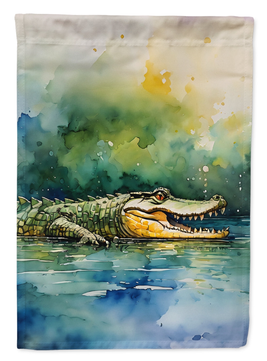 DAC2897GF 15.5 x 11.25 in. Crocodile Garden Flag