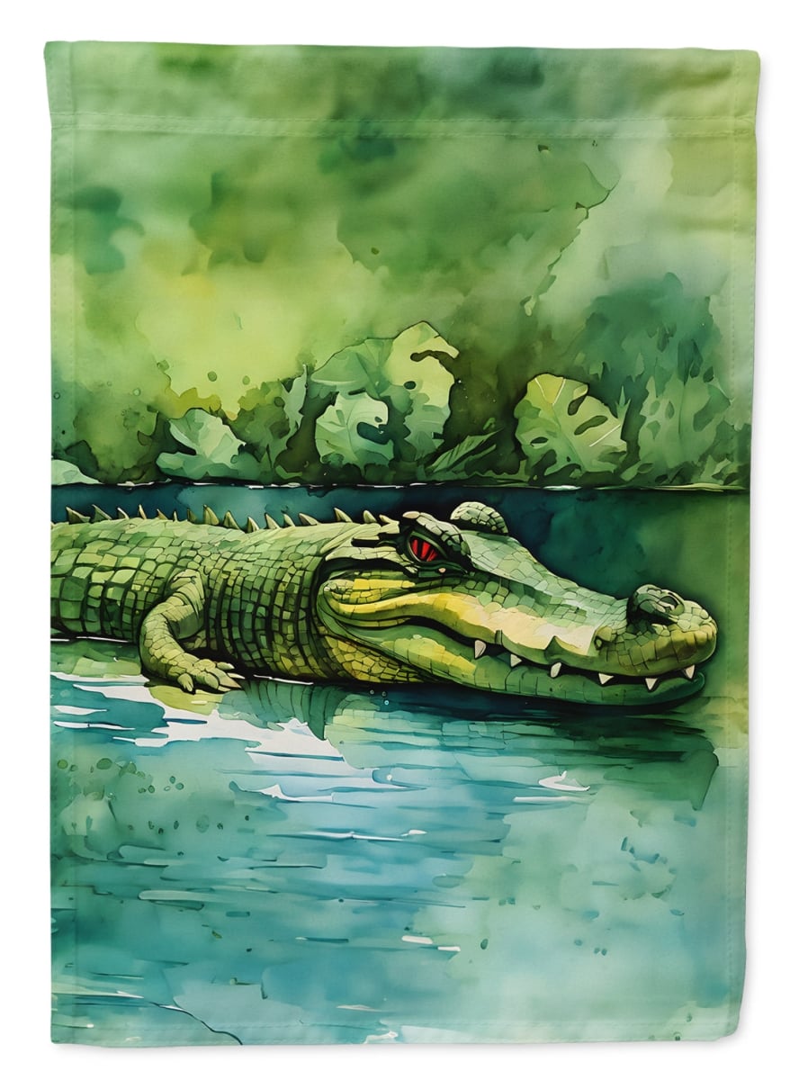 DAC2899GF 15.5 x 11.25 in. Crocodile Garden Flag