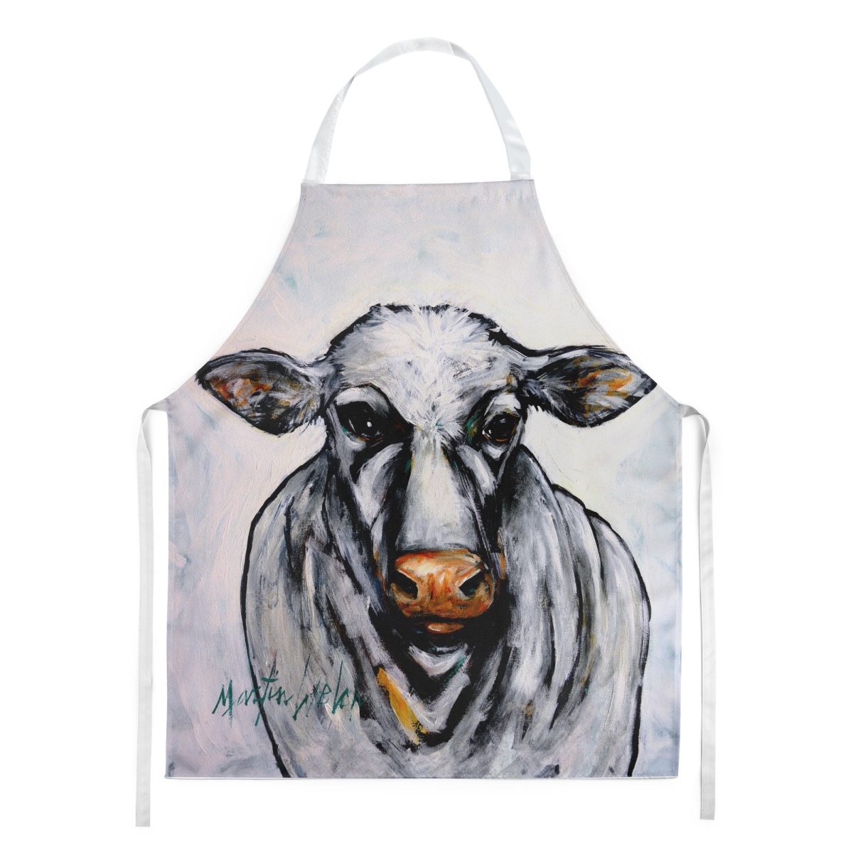 Picture of Carolines Treasures MW2018APRON 30 x 27 in. Bessie the Cow Apron