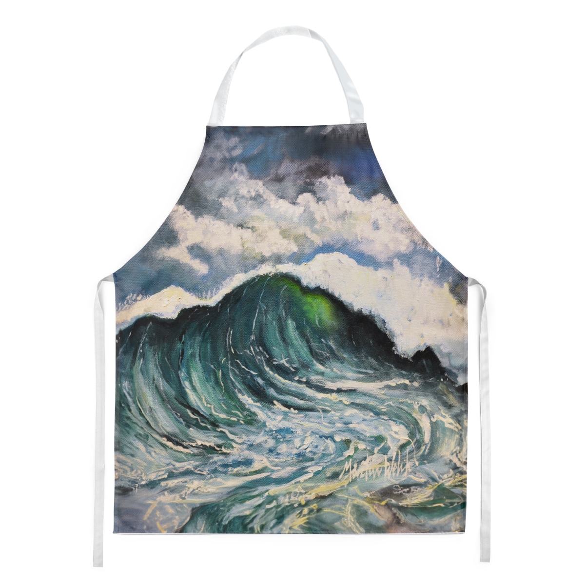 Picture of Carolines Treasures MW2019APRON 30 x 27 in. Big Blue Wave Apron