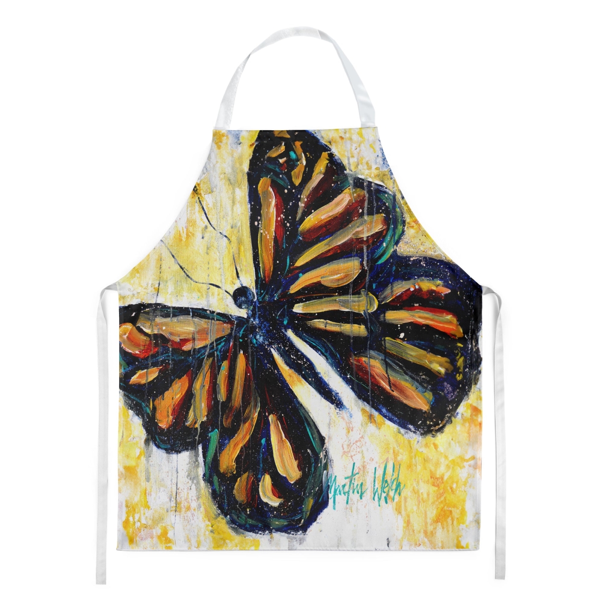 Picture of Carolines Treasures MW2031APRON 30 x 27 in. Butterfly Breeze Apron
